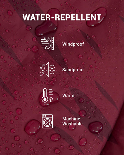 KingCamp Printed Sherpa Fleece Camping Blanket