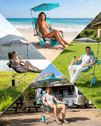 HoverShade Portable 360° Adjustable Clip-on Umbrella