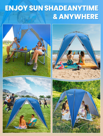 pop up sun tent KingCamp Quick-up Sun Shelter Canopy
