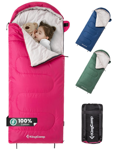KingCamp Oasis 250S+ Kids Flannel Sleeping Bag