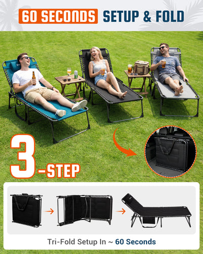 KingCamp Magnolia B40 Oversized Padded Lounge Chair