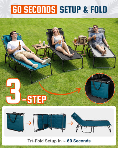 KingCamp Magnolia B40 Oversized Padded Lounge Chair