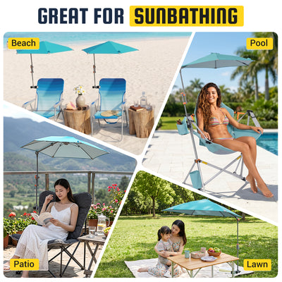 HoverShade Portable 360° Adjustable Clip-on Umbrella