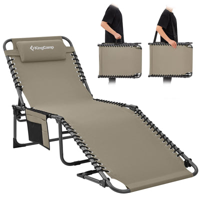KingCamp BERLIN Classic Adjustable Cot Lounge Chair