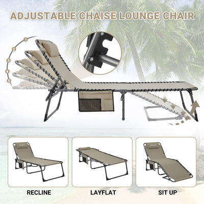 KingCamp BERLIN Classic Adjustable Cot Lounge Chair
