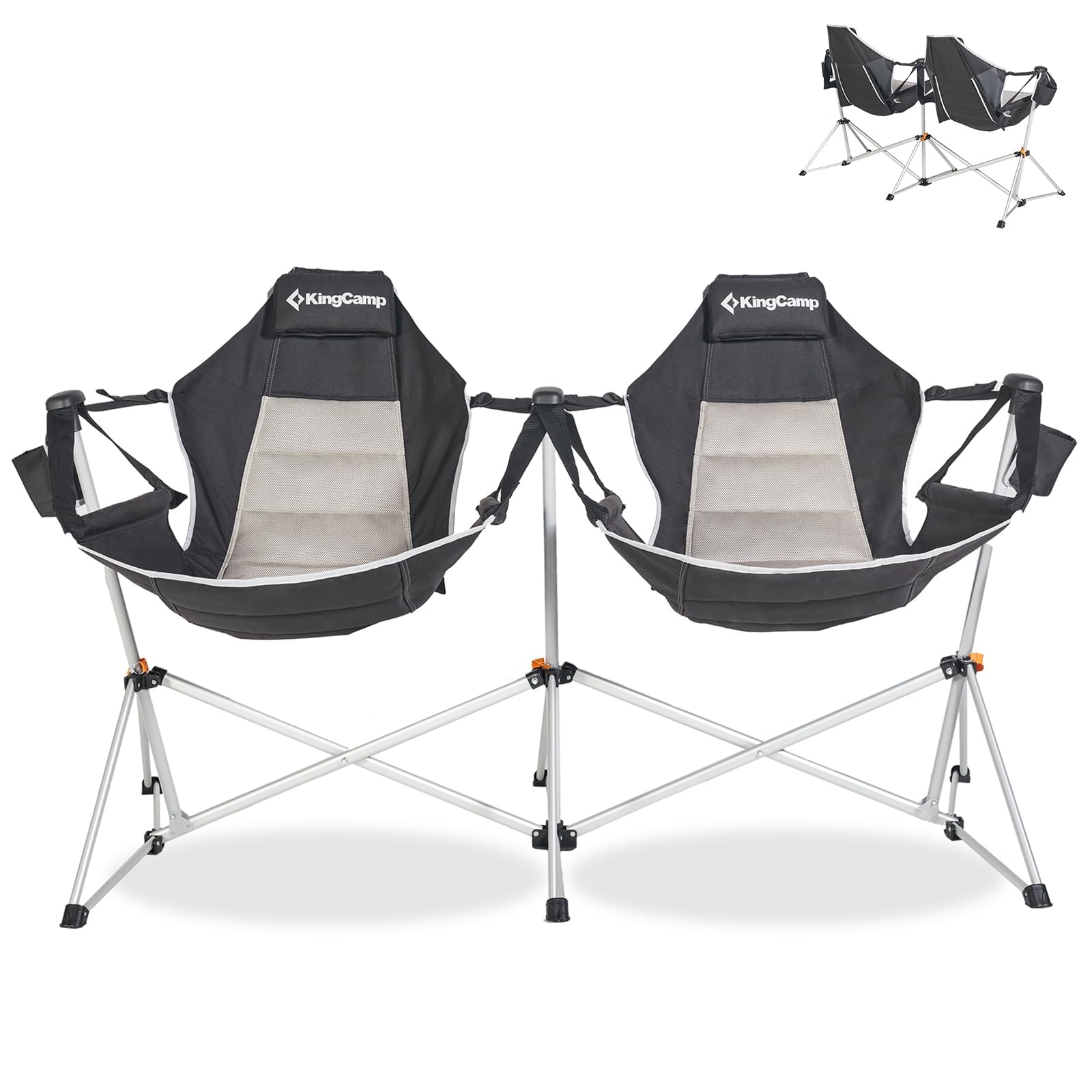 SUPER DEAL: KingCamp ORCHID C30 Heavy Duty Oversize Double Hammock Camping Chairs