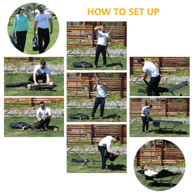 KingCamp Ultralight Folded Hammock Cot | RED DOT Award 2019