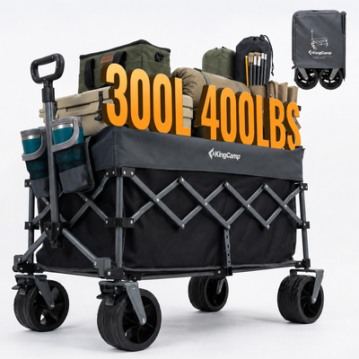 KingCamp 300L Mega Capacity Folding Wagon Cart