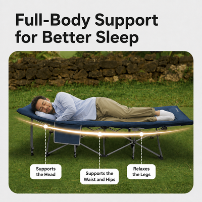 KingCamp OAK C10 PLUS Padded Camping Bed