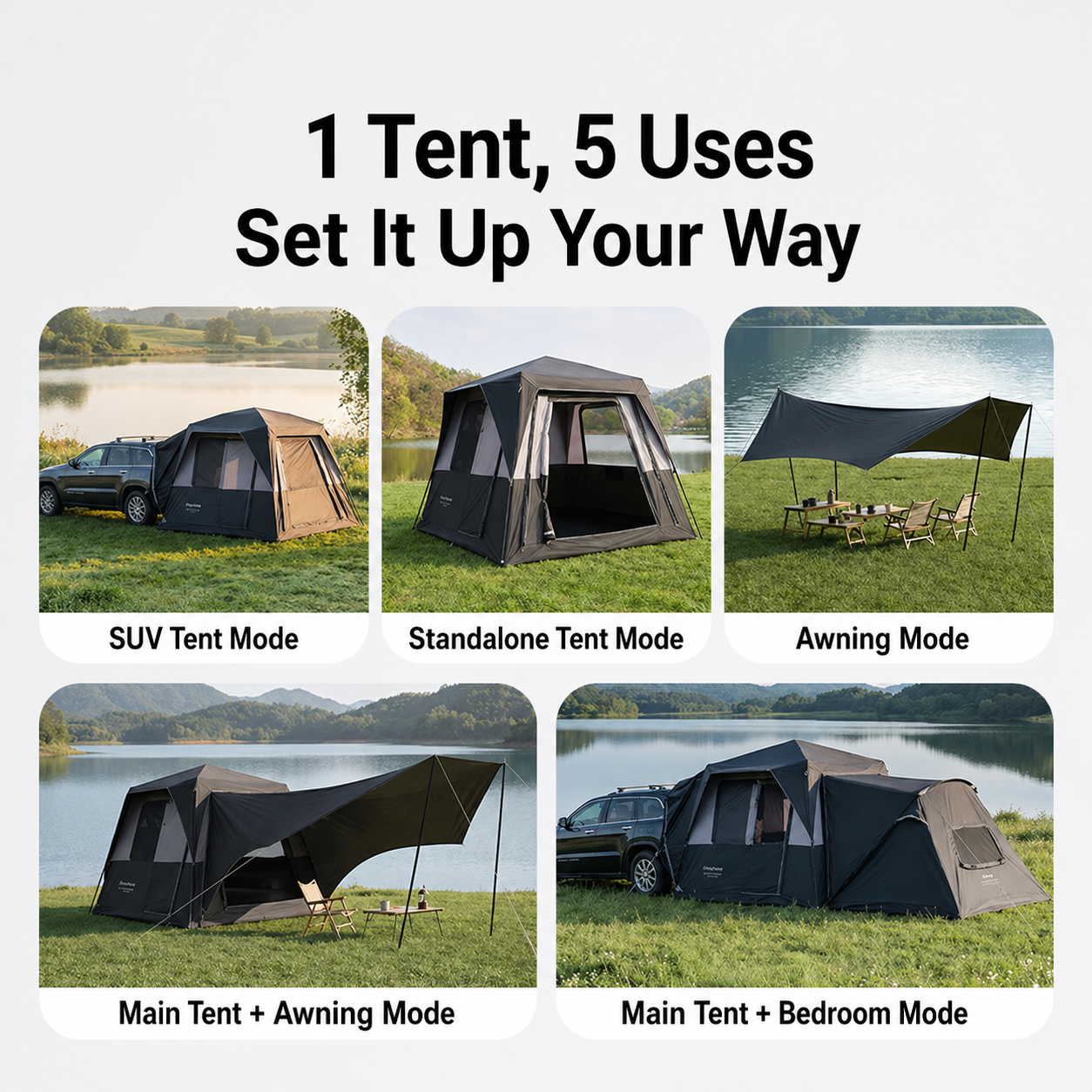 KingCamp BOUNDLESS X3 PRO Modular Tarp / Awning