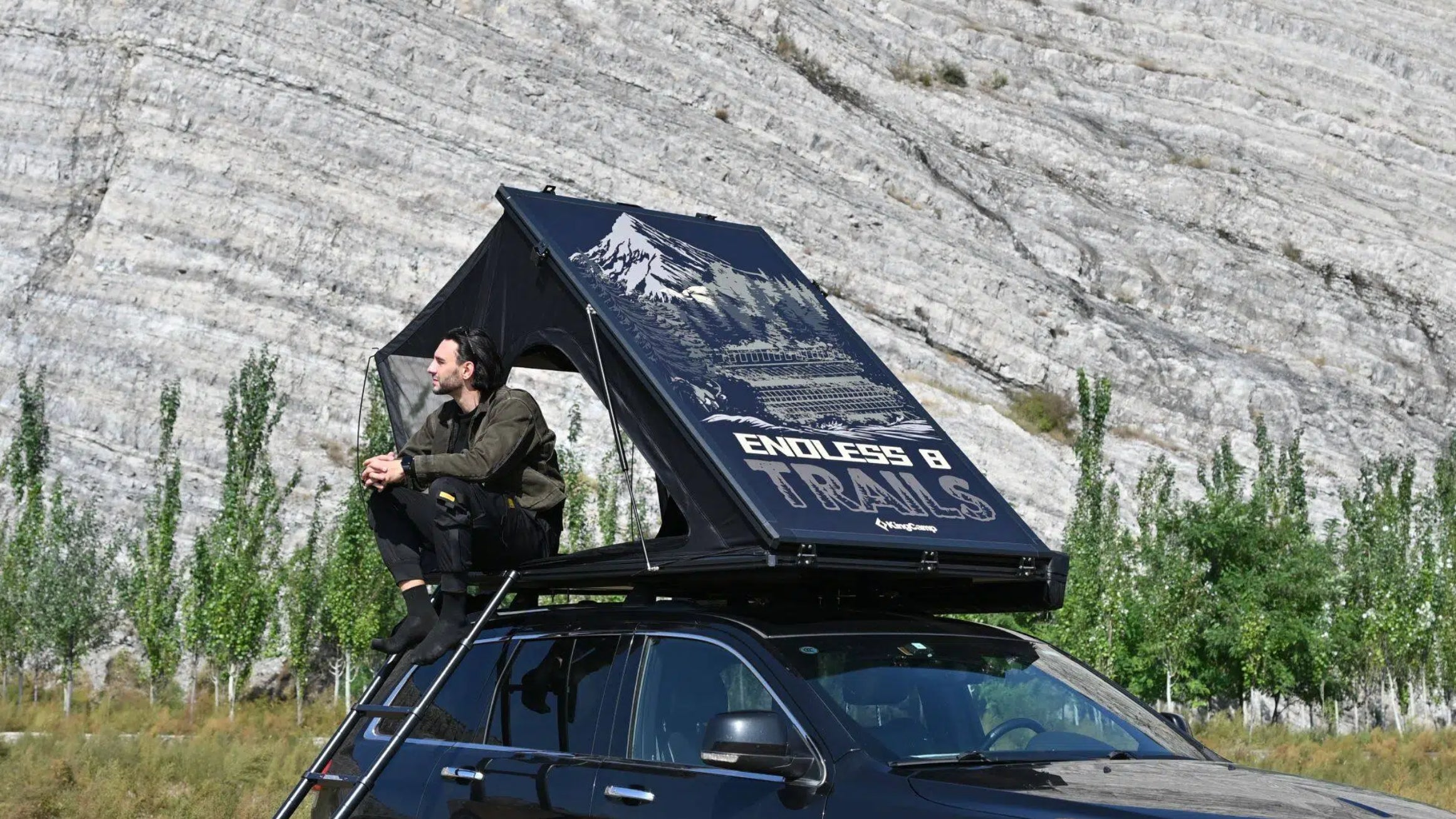 Load video: KingCamp ENDLESS 8 Rooftop Tent