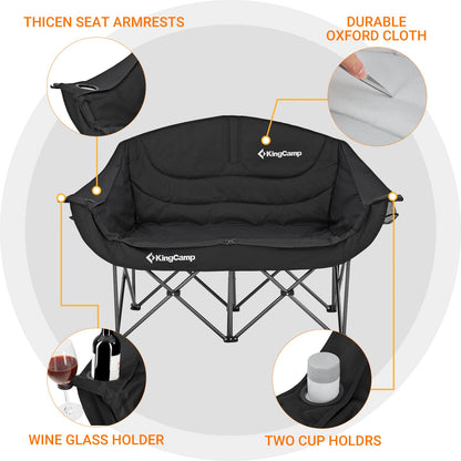 KingCamp CANNA C20 Loveseat Double Seat Chair