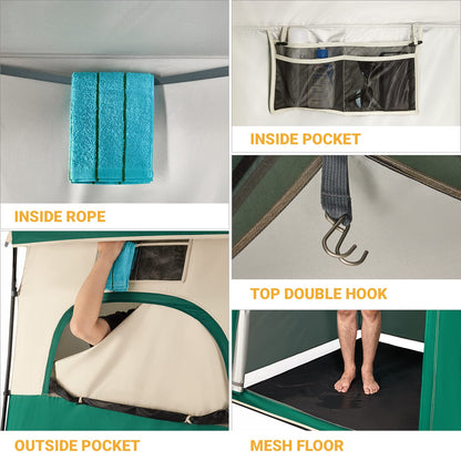 KingCamp Outdoor Privacy Shower Tent