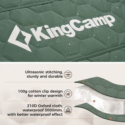 KingCamp Snowhouse 5 Insulated Quilted Cabin Tent with Stove Jack
