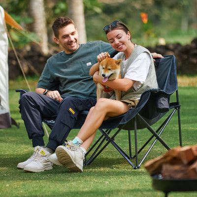 KingCamp VOLCAPETRA Oversized Padded Double Camping Sofa