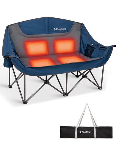 KingCamp CANNA C20 PLUS Heated Double Seat Sofa Chair