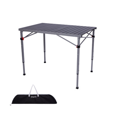 KingCamp GRANITE C10 PLUS Adjustable Folding Aluminum Table