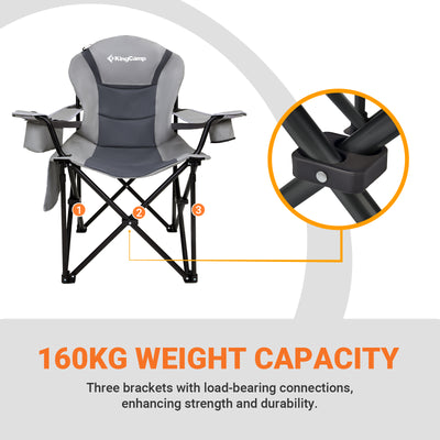 KingCamp Lumbar Support Oversized Camping Chair