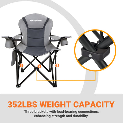 KingCamp Lumbar Support Oversized Camping Chair