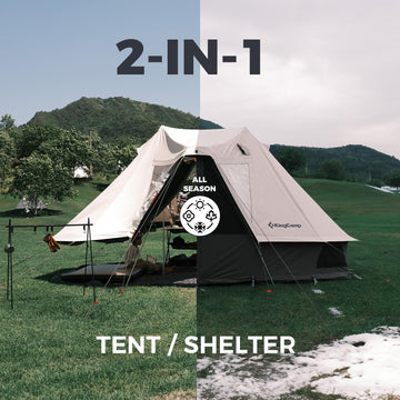 tent for all seasons KingCamp Khan Villa 4-Season 4-6 Person Bell Tent – KingCamp Outdoors