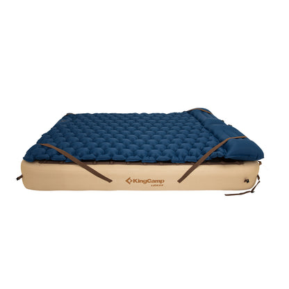 KingCamp Sleeping Bundle: 2-in-1 Air Pad & Mattress Frame Pack