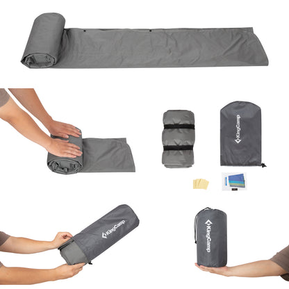 KingCamp DELUXE 12 Air Mattress with Built-in Foot Pump