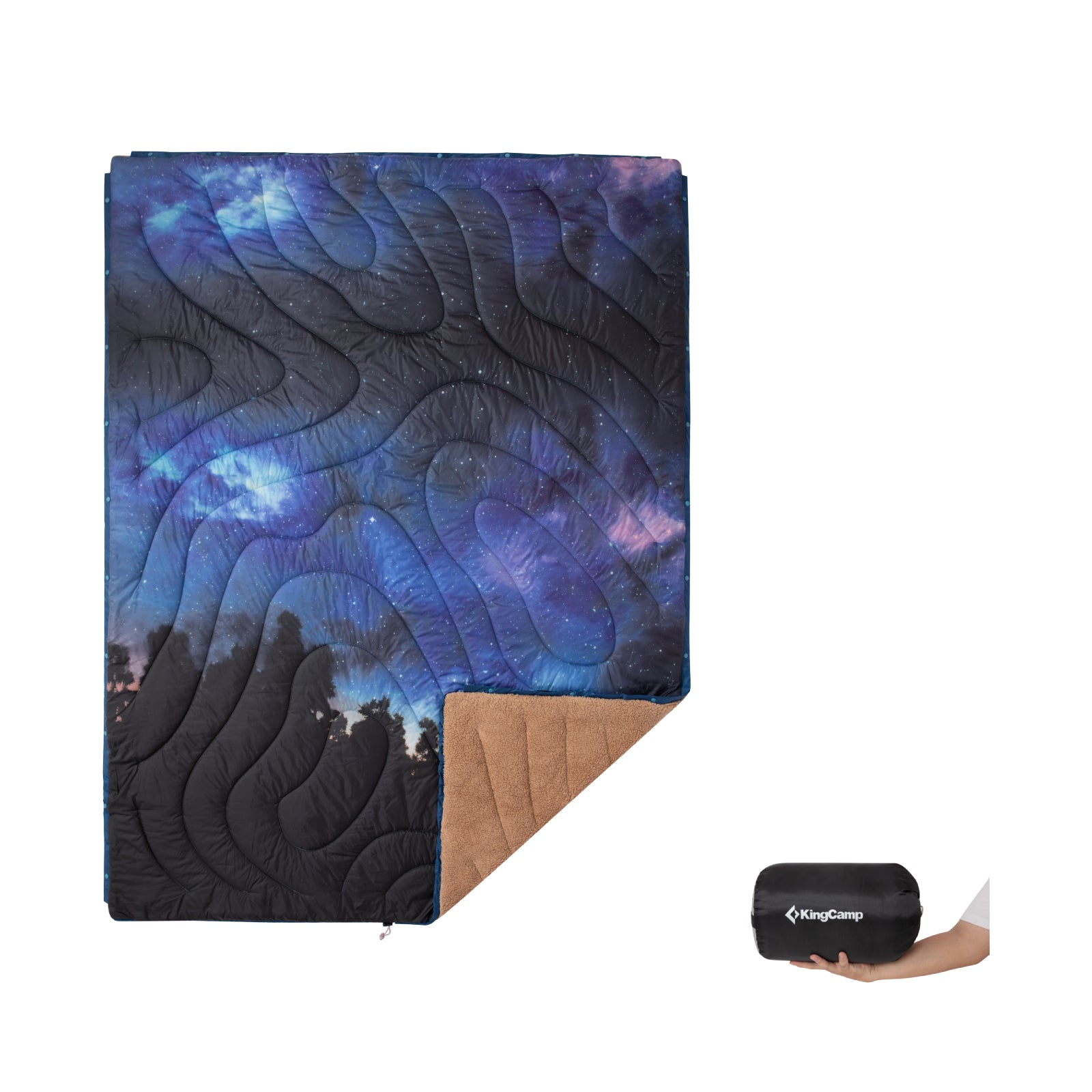 KingCamp Sherpa Fleece Camping Blanket