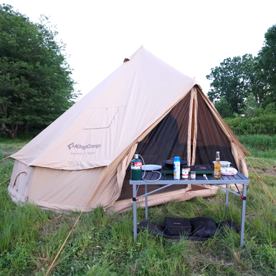KingCamp KHAN C 500 Tent & Table Bundle