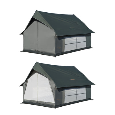 KingCamp MOUNTAIN IN C2 Cabin Tent with Stove Jack