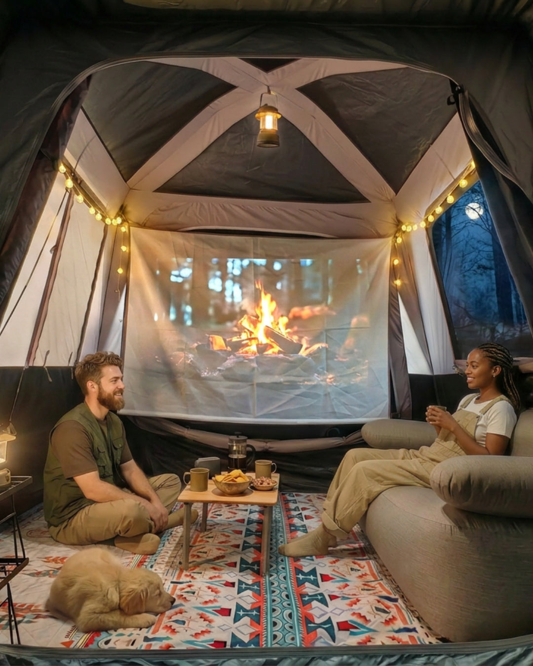 KingCamp SUV Tent & Air Mattress Bundle