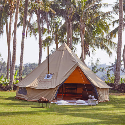 KingCamp KHAN 340GSM TC Canvas 4-Season Bell Tent