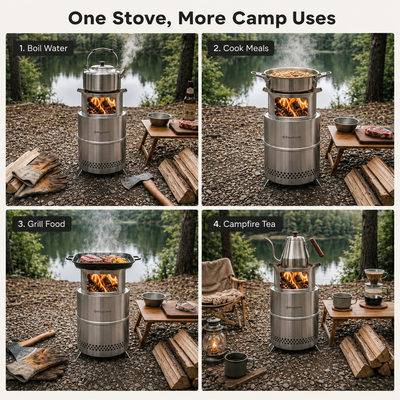 KingCamp FIREWOOD Portable Wood Stove