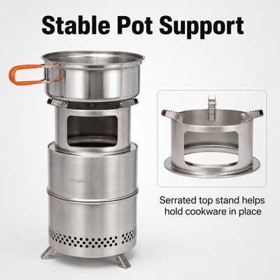 KingCamp FIREWOOD Portable Wood Stove