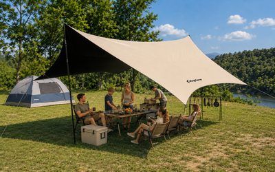 KingCamp Hexa Blackout Heavy-duty Tarp Shelter