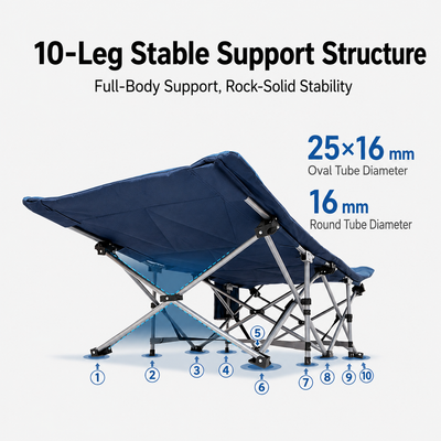 KingCamp OAK C10 PLUS Padded Camping Bed