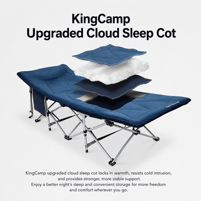 KingCamp OAK C10 PLUS Padded Camping Bed