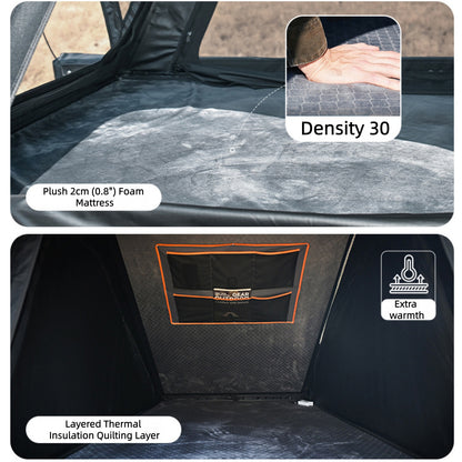 KingCamp ENDLESS 8 Aluminum Hardshell Rooftop Tent