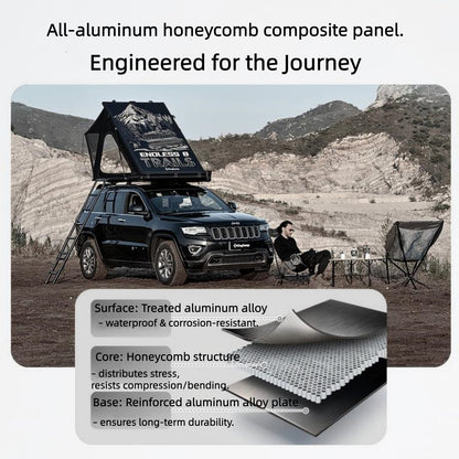 KingCamp ENDLESS 8 Aluminum Hardshell Rooftop Tent