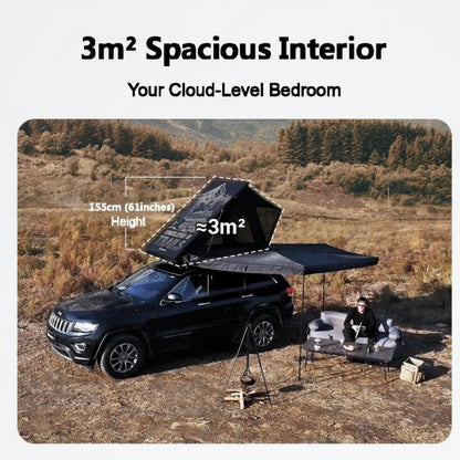 KingCamp ENDLESS 8 Aluminum Hardshell Rooftop Tent