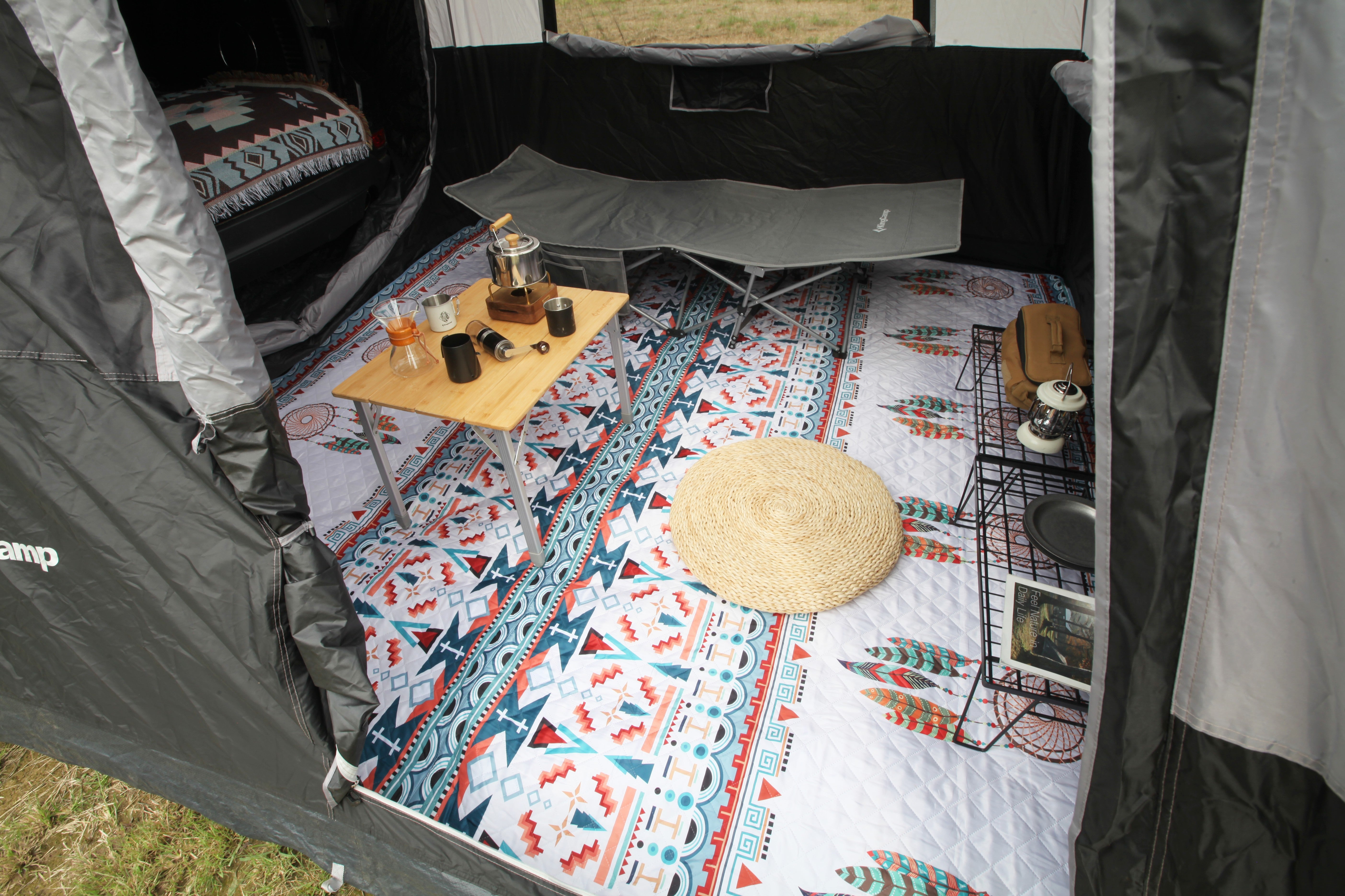 Extra-Large Camping & Tailgate Tent Mat 110