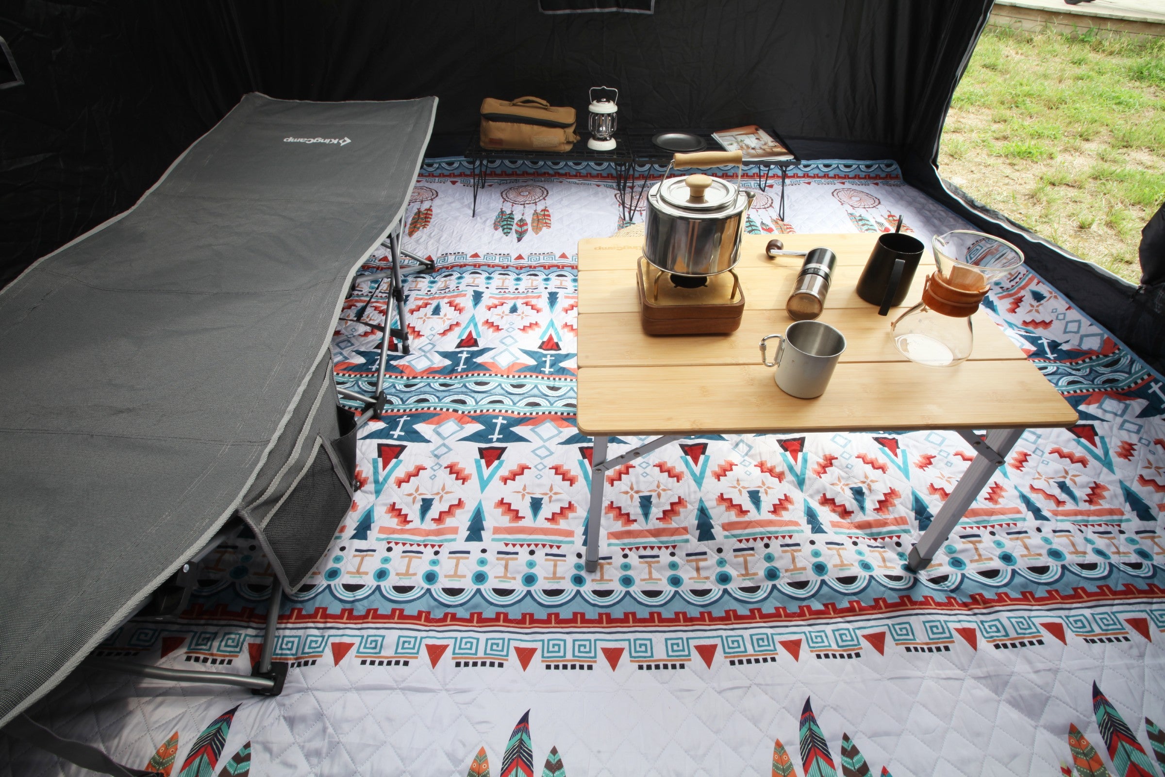 Extra-Large Camping & Tailgate Tent Mat 110