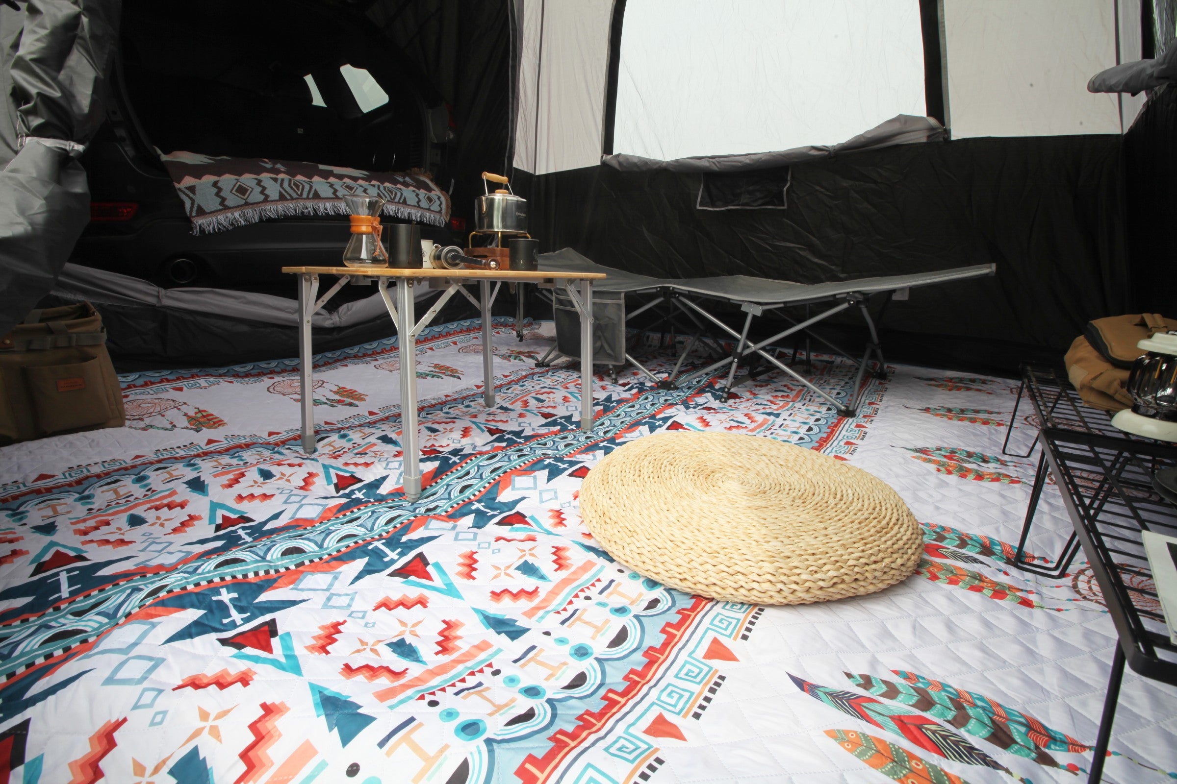 Extra-Large Camping & Tailgate Tent Mat 110