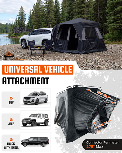 KingCamp BOUNDLESS X3 Car Camping Tent