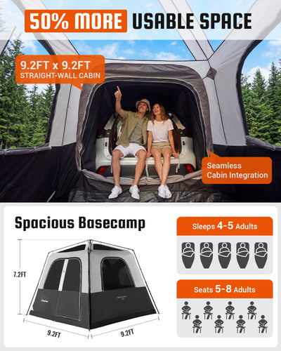 KingCamp BOUNDLESS X3 Car Camping Tent
