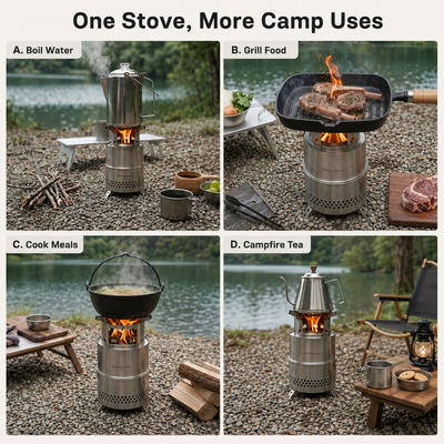 KingCamp FIREWOOD Portable Wood Stove