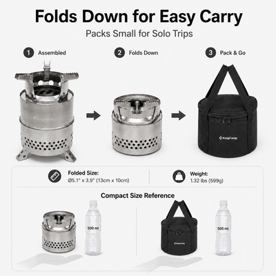 KingCamp FIREWOOD Portable Wood Stove