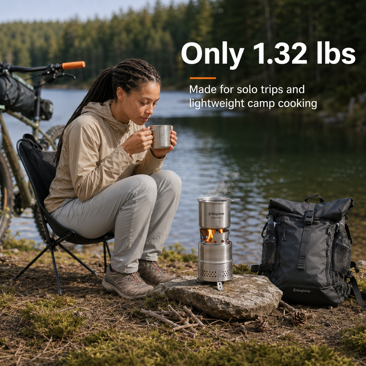 KingCamp FIREWOOD Portable Wood Stove