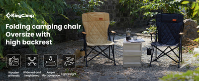 KingCamp GUAVA Padded High Back Folding Chair