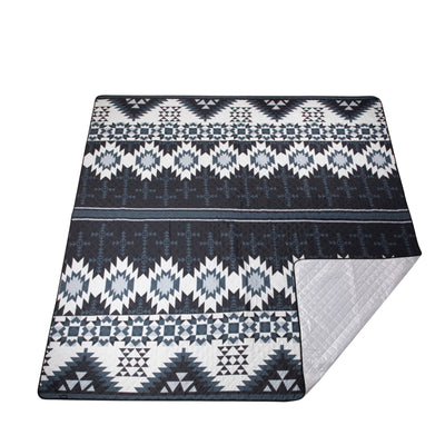 KingCamp ISIAY MAX 2.8 Extra-Large Waterproof Camping Tent Mat - Aztec Pattern