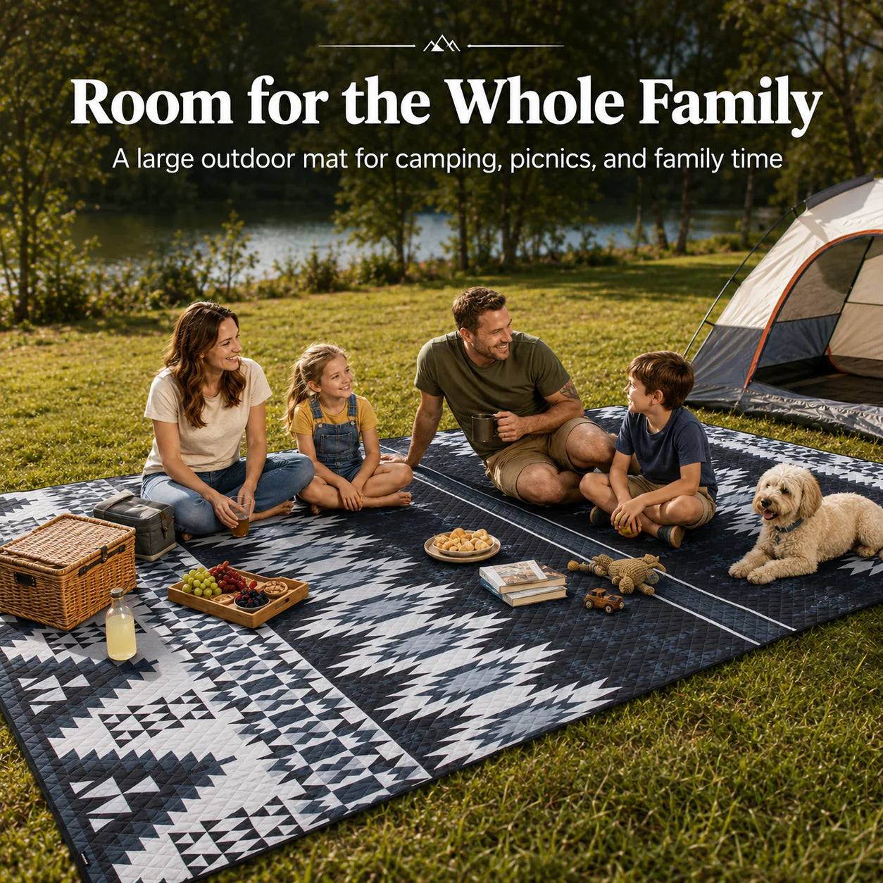 KingCamp ISIAY MAX 3.4 Extra-Large Waterproof Tent Mat